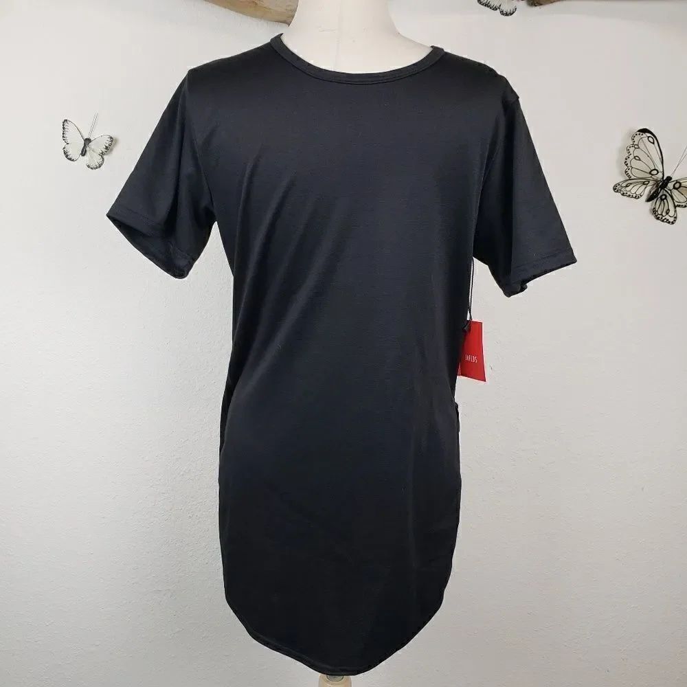 Jaflds black long black tee